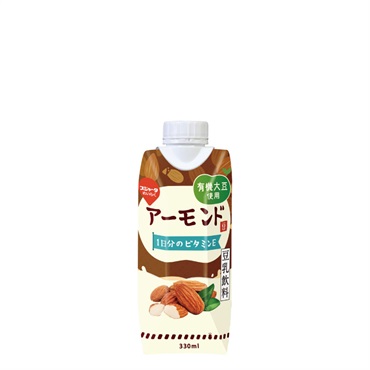 有機大豆使用 ｱｰﾓﾝﾄﾞ 豆乳飲料 330ml (12本入）