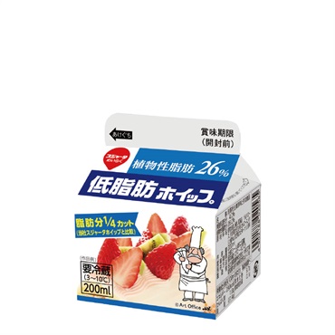 低脂肪 ホイップ 200ml（6本）