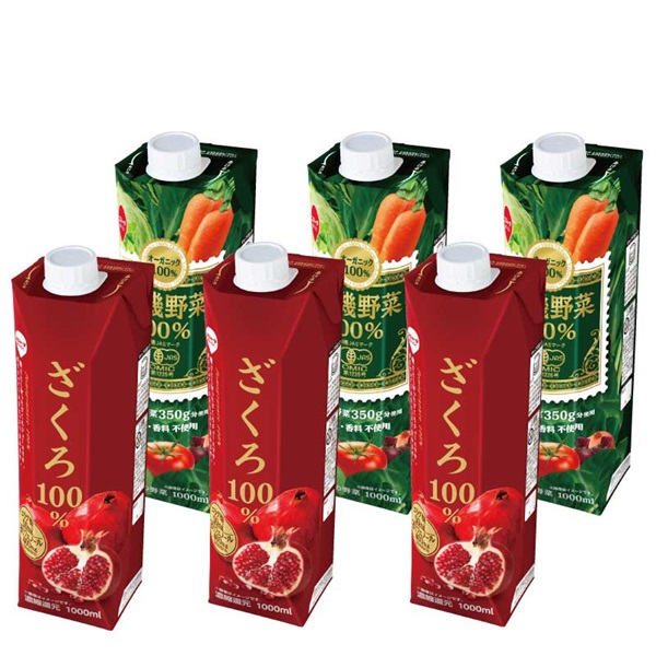 毎日飲みたい野菜とざくろ 1000ml（各3本入）