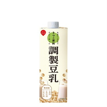 大豆にこだわり３つの原料だけで作った調製豆乳1000ml（6本入）