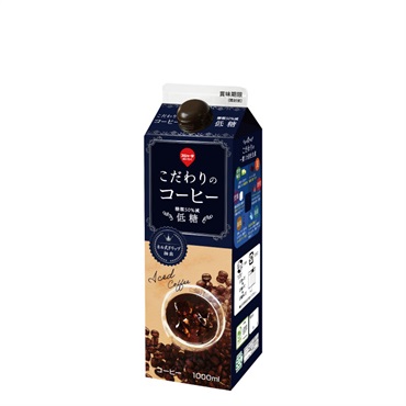 こだわりのコーヒー 低糖 1000m (12本入)