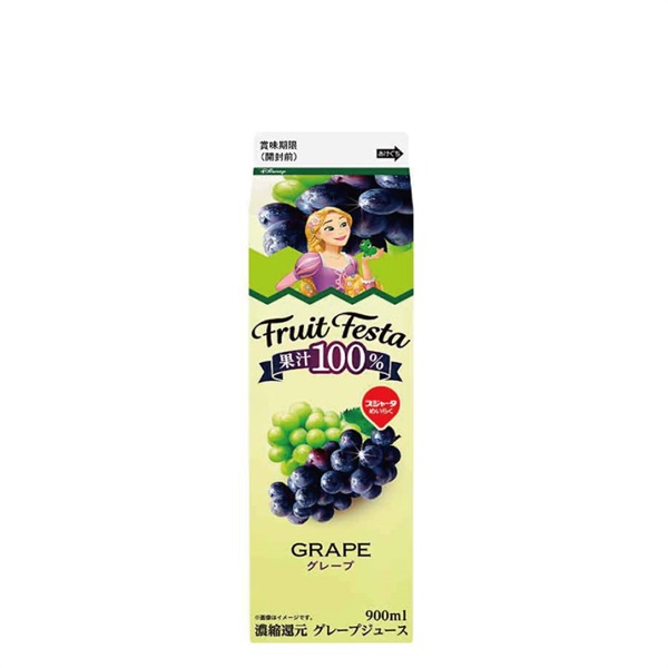 フルーツフェスタ　グレープ 900ml (12本入)