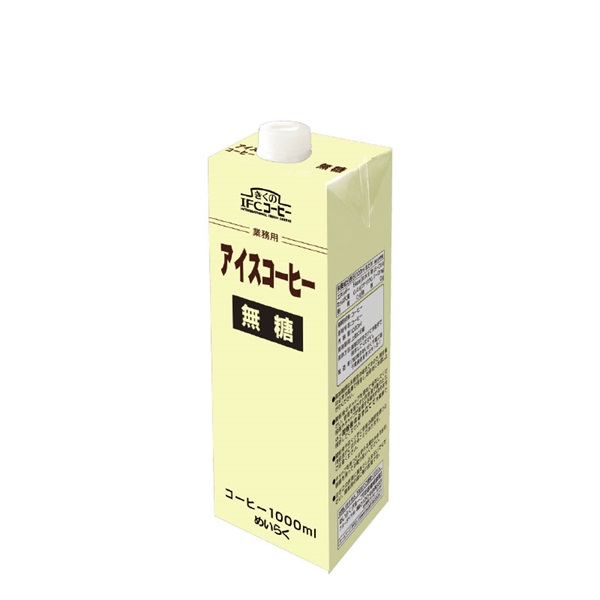 業務用アイスコーヒー 無糖 1000ml (6本入)