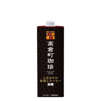 高倉町珈琲 こだわりの水出しコーヒー 無糖 1000ml (6本入)