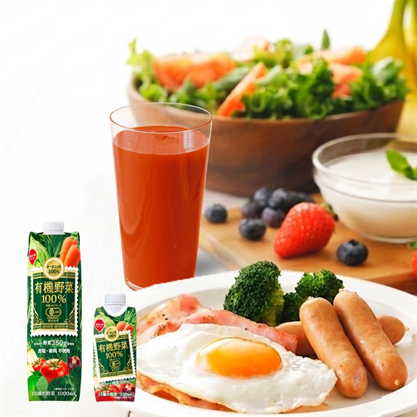 有機野菜 100% 1000ml (6本入)果汁・野菜飲料